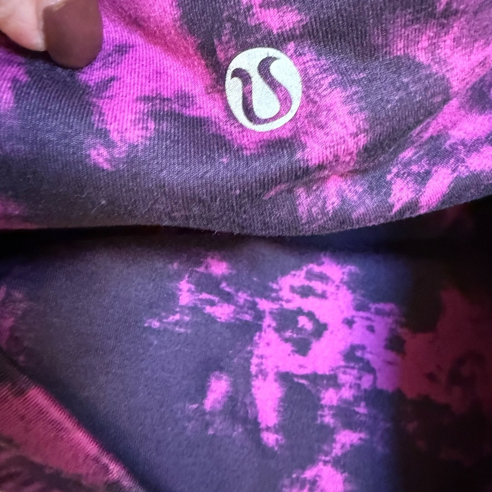 3 Lululemon Workout Leggings Crop Full length Multi Colored snake print sz M - Picture 6 of 16